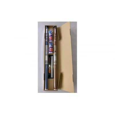 障子紙と障子貼り用ツール(ガイド、カッター、障子糊)