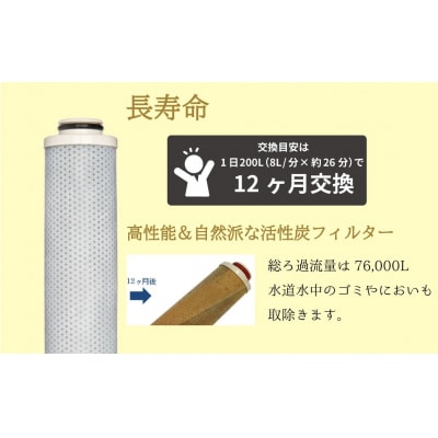 浄水除塩素シャワージョワーシルクスイッチ/塩素除去  アトピー 節水 JS219-W