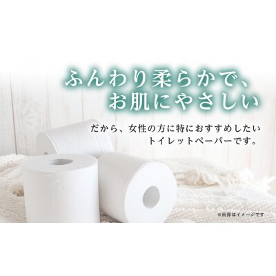 河村製紙 再生紙100% ブルーネット トイレットペーパー シングル12Rx4パック