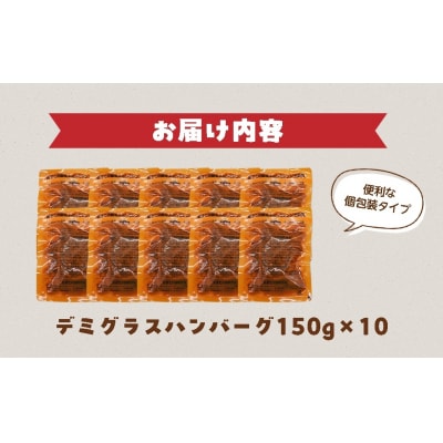飛騨高山牧場 デミグラスハンバーグ 150g 10個