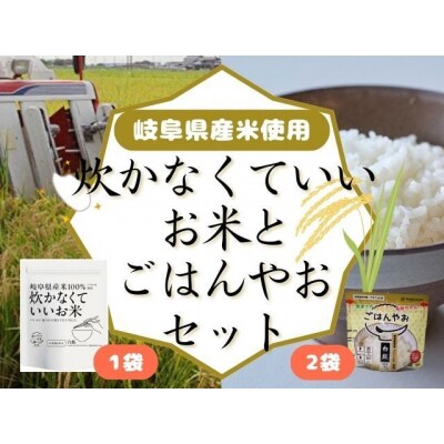 炊かなくていいお米とごはんやおセットA GPF-01