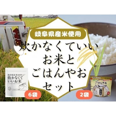 炊かなくていいお米とごはんやおセットF GPF-08