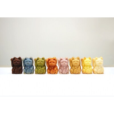 【岐阜のお菓子】しあわせをまねく「招き猫マドレーヌ」セット