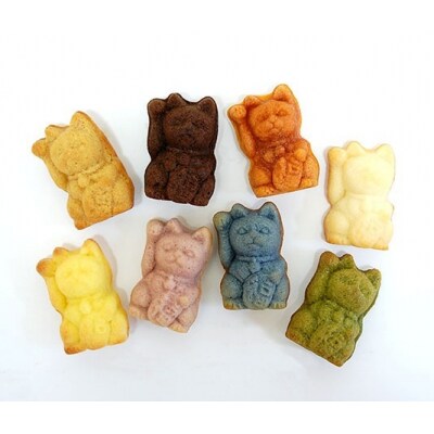 【岐阜のお菓子とお茶】かりんとう&招き猫マドレーヌ&マカポン&自然栽培のお茶セット