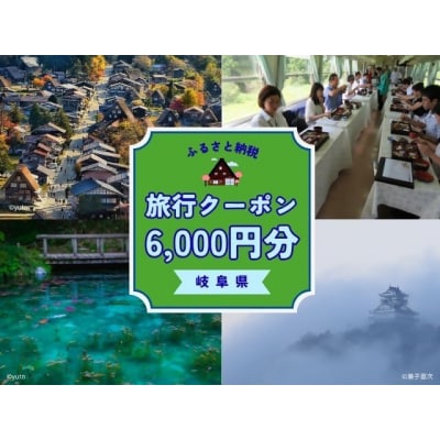 岐阜県に泊まるふるさと納税旅行クーポン6,000円分　NK002