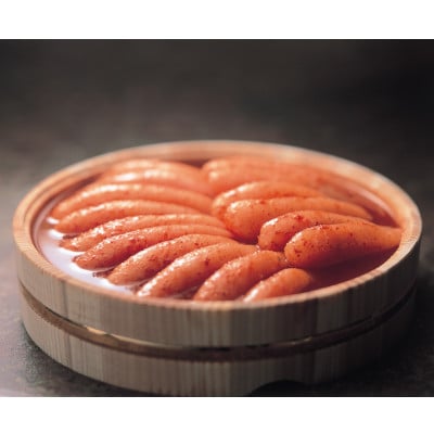 明太子食べくらべ【かねふく】太腹辛子明太子360g・【まるきた水産】無着色明太子250g(みやこ町)