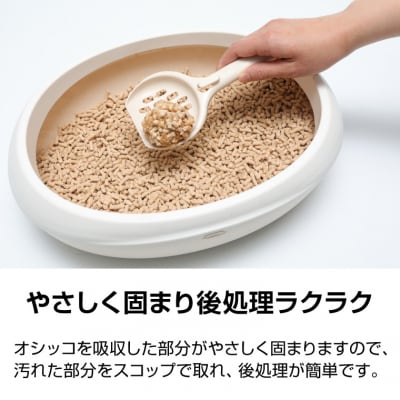 ネオ砂ひのき トイレに流せる猫砂やさしく固まり後処理らくらく12L×5袋 抗菌[sf002-017]