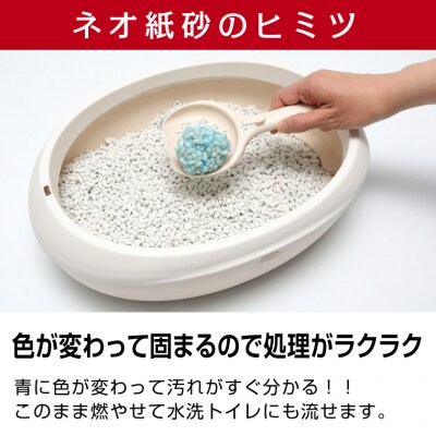 ネオ砂ブルー 環境にやさしい猫砂 ブルーに変わって後処理らくらく 12L×10袋 抗菌【配送2個口】