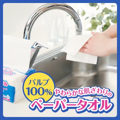 フェルミハンドタオル 12パック ハンドタオル ペーパータオル 日用品[sf002-045]