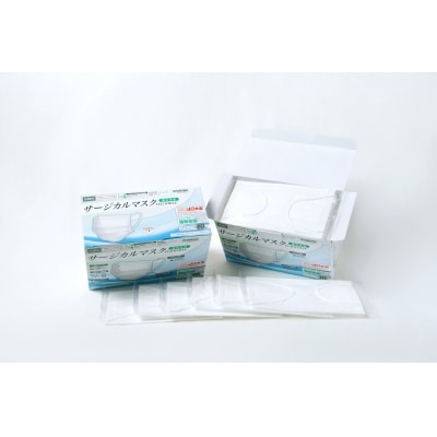 【生活応援】日本製医療用サージカルマスクFUJI WHITE(個別包装) 4箱160枚(a1532)