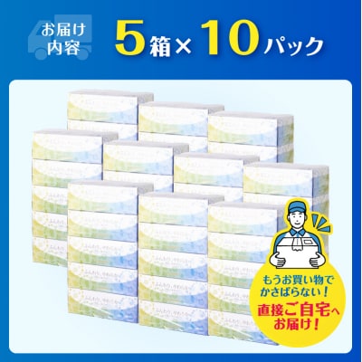 ボックスティッシュ「デュープレミアム」50個 [sf002-044]