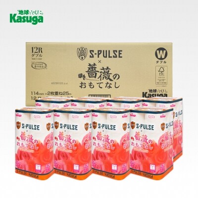 エスパルス×薔薇のおもてなし トイレットペーパー12Rダブルふんわりやわらか(a1644)