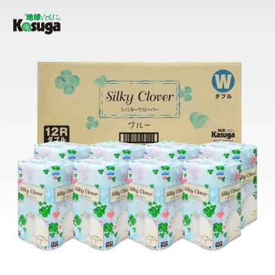 超吸収 トイレットペーパー ダブル 96ロール ふんわり柔らか 無香料 シルキークローバー