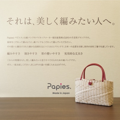 植田産業 紙バンドPapies12本合わせ40m×2種+12本合わせ30m Dセット(1845)
