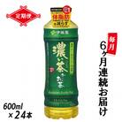 [定期便6回]お～いお茶濃い茶PET600ml(1910)