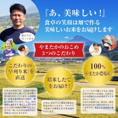 【令和7年産 先行予約】 やまたか農場直送 早刈り米 ミルキークイーン 5kg×1袋(1998)