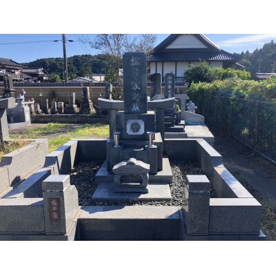 お墓掃除代行 富士市 清掃 ゴミ拾い 雑草除去 墓石 墓誌 合掌 礼拝(2008)