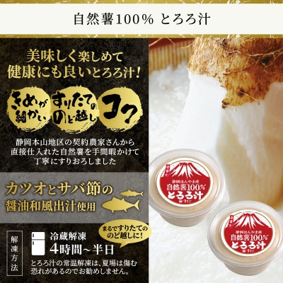 冷凍 自然薯100%とろろ汁5個セット [sf095-006]