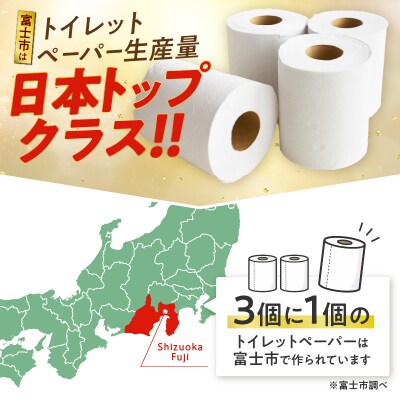 定期便【全6回毎月発送】トイレットペーパーシングル紙のまち富士市おまかせ1パック