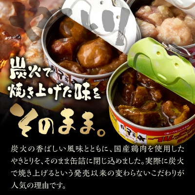 やきとり缶詰ゴーゴーカレーとりつくね岩下の新生姜(R)3種×2  6缶セット [sf001-274]