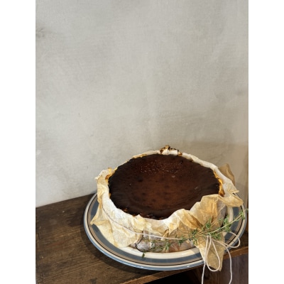 富士ほうじ茶のバスクチーズケーキホール6号(18cm) [sf001-339]