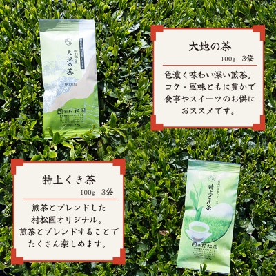 富士山麓で大正5年創業の老舗お茶屋人気商品3つの味を楽しめる詰め合わせワクワクセット