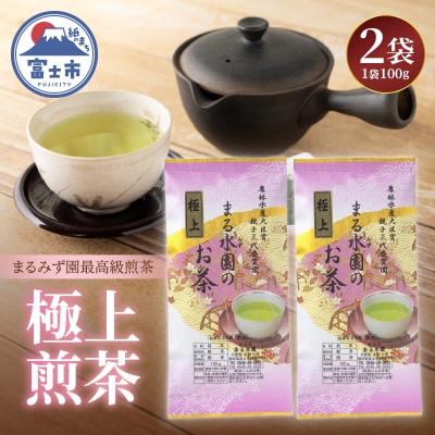 まるみず園の極上煎茶100g 2袋セット [sf002-525]