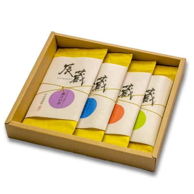 特上煎茶 創業100周年記念茶 辰蔵シリーズ4種セット 老舗 村松園 [sf002-587]