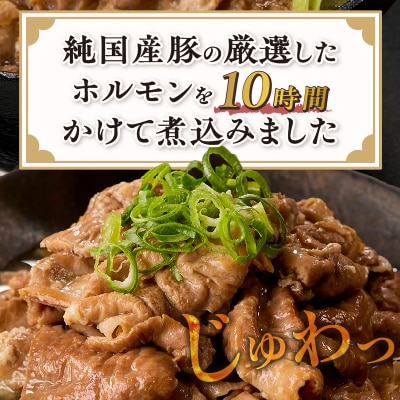 たつみ庵 極 もつ煮込み 3食 [sf001-352]