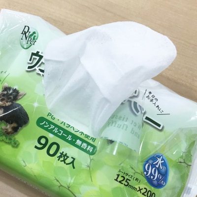 DN-Petウェットティシュー90枚3個パック×12入
