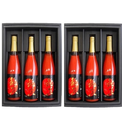 <日南トマト加工>熟王トマトジュース 720ml×6本セット(大山ブランド会) 56-BF3 042