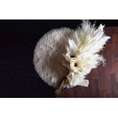 アネモネのスワッグ　shabby　White　ニュアンスブーケ　/　シック　可愛い　上品　春の柚　