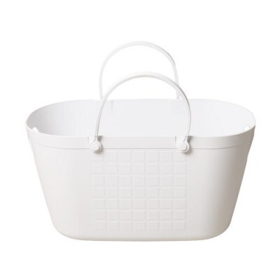 【エコマーク製品】トヨテックバスケット 2色(ベージュ・白)セット