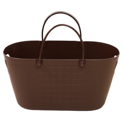 【エコマーク製品】トヨテックバスケット　2色(白・茶)セットD10-14