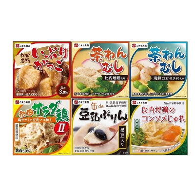 美味しい秋田の缶詰ギフト【結】(ゆい)アソート6缶セット|05_kmc-160601