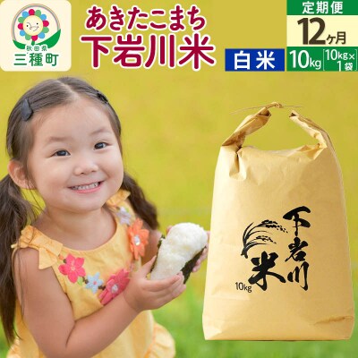 【R8年産 新米受付】《12ヶ月定期便》【白米】あきたこまち 10kg|05_sik-011012