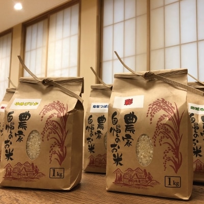 長谷川農園 お米食べ比べセット(令和6年産)【B-002】