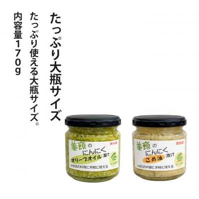 にんにくこめ油漬け大瓶(170g)×2個セット万能調味料【AK-007】