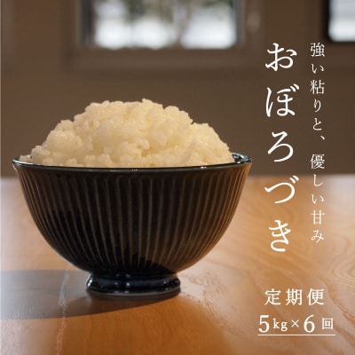 【令和6年産】長谷川農園おぼろづき5kg 6回コース『定期便』【U-039】