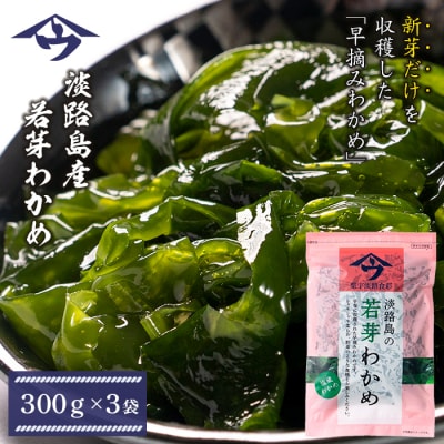 淡路島産 若芽わかめ【早摘みわかめ】 300g×3袋　as21032