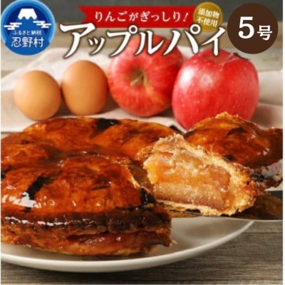 りんごぎっしりアップルパイ 1ホール 5号サイズ
