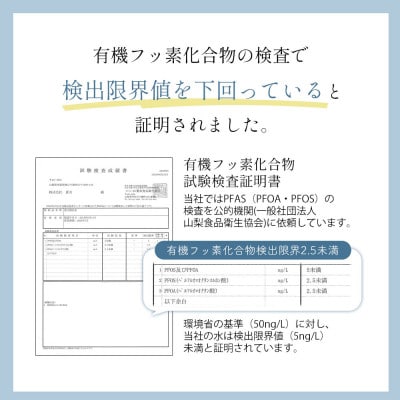 《3ヵ月定期便》富士山蒼天の水 2L×24本(4ケース)ラベルレス※離島配送不可