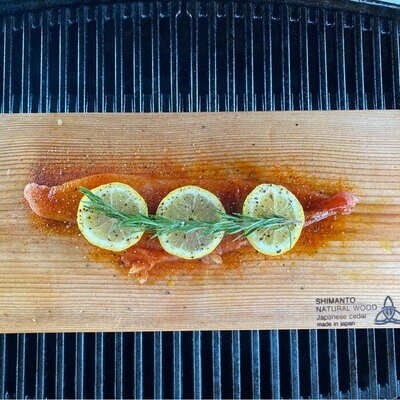 焼き上がりふっくら!四万十市産BBQ用ウッドプランク R5-912