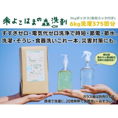 よこはまの森洗剤　3kgボックス