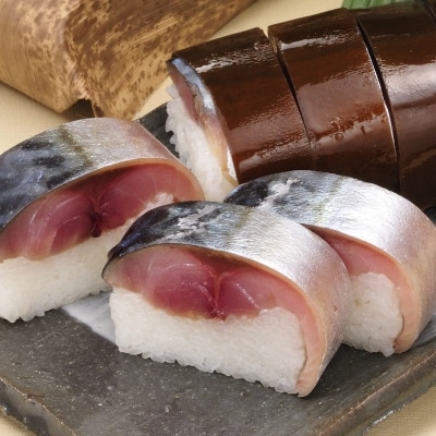 紀州和歌山の棒鯖寿司とあせ葉寿司(鯛4個・鮭3個)セット【日高町】