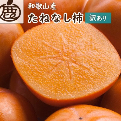家庭用 たねなし柿5kg【訳あり】【刀根早生・平核無柿(ひらたねなしかき)】
