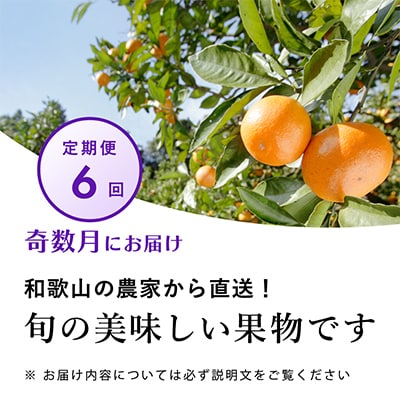 【発送月固定定期便】フルーツ定期便A【フルーツ定期便】【和歌山県有田】全6回