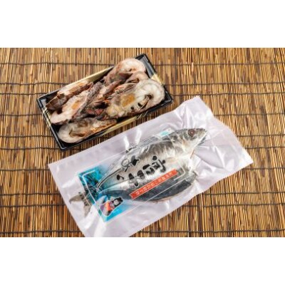 宮子あじ・冷凍伊勢海老カットのお試しセット