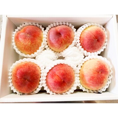 【日高町】紀州和歌山産の桃　約1.8kg　化粧箱入