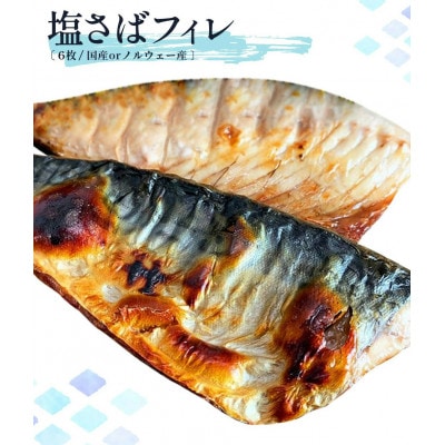 迷ったらコレ!魚鶴商店の天然紅サケ1kg & 塩さばフィレ6枚セット